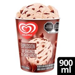 Helado Holanda® Explosión de Chispas de Chocolate 900 mL
