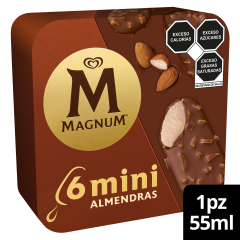 Magnum® Mini Almendras Multipack 6P